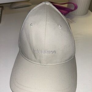 Lululemon Cream Structured Cap